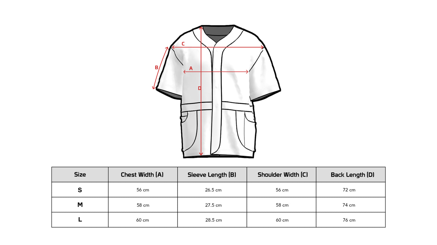 DPBS-001 Denim "pants" baseball shirt