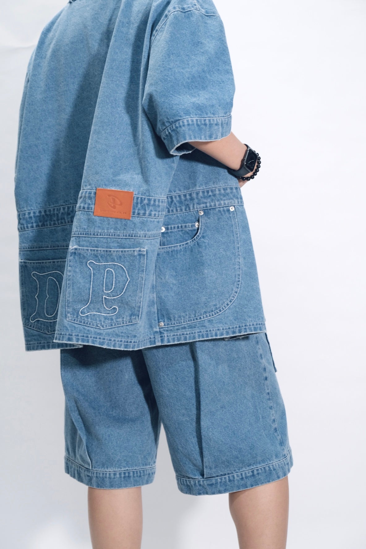 DPBS-001 Denim "pants" baseball shirt