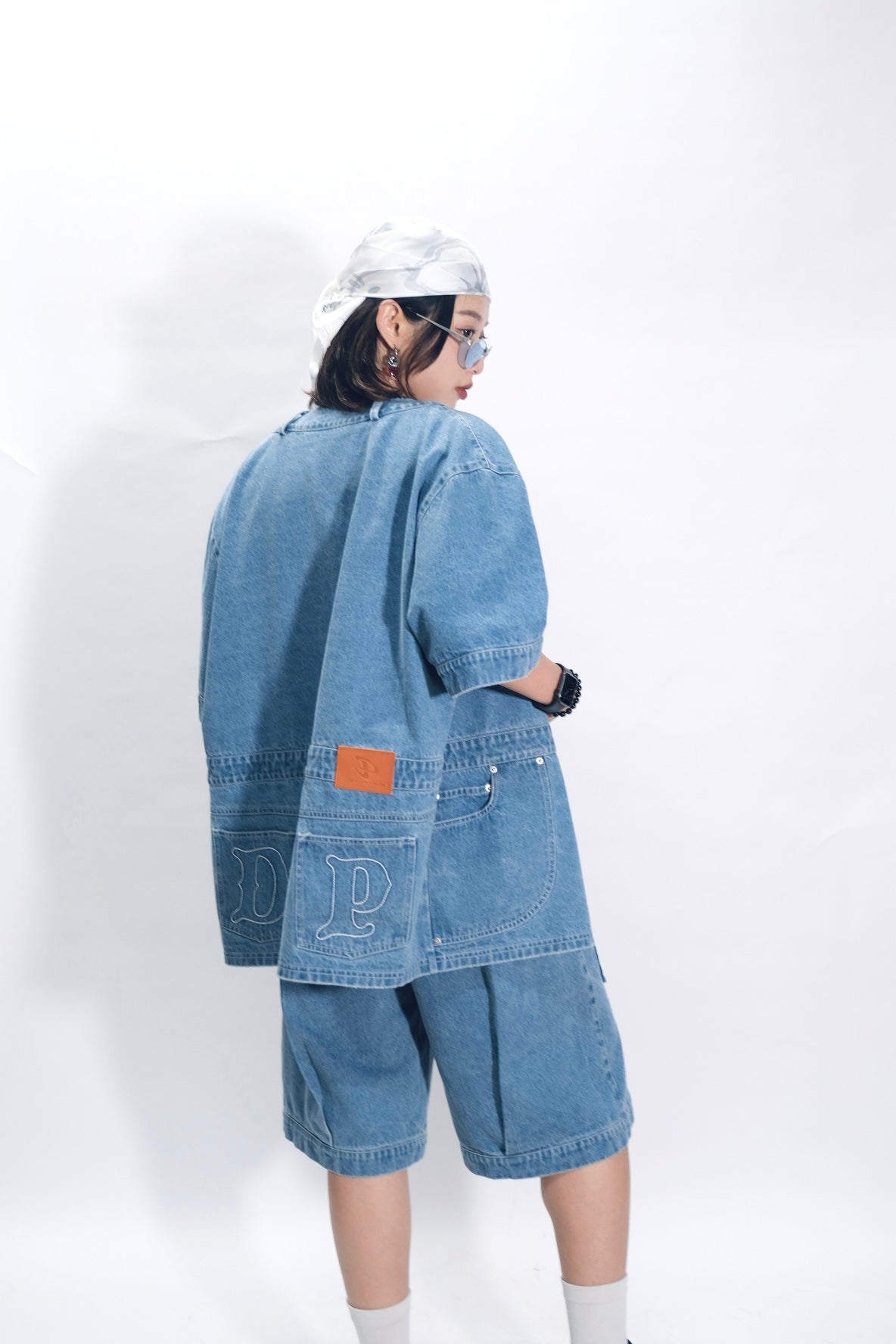 DPBS-001 Denim "pants" baseball shirt