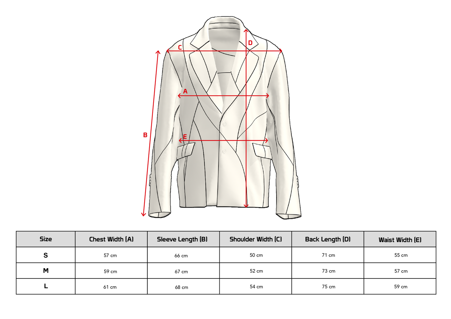 thePROTOTYPE "The Scar" Denim Blazer