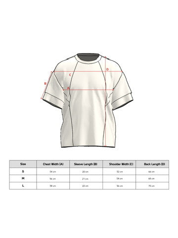 DPTS-001 Statement T-shirt(White)