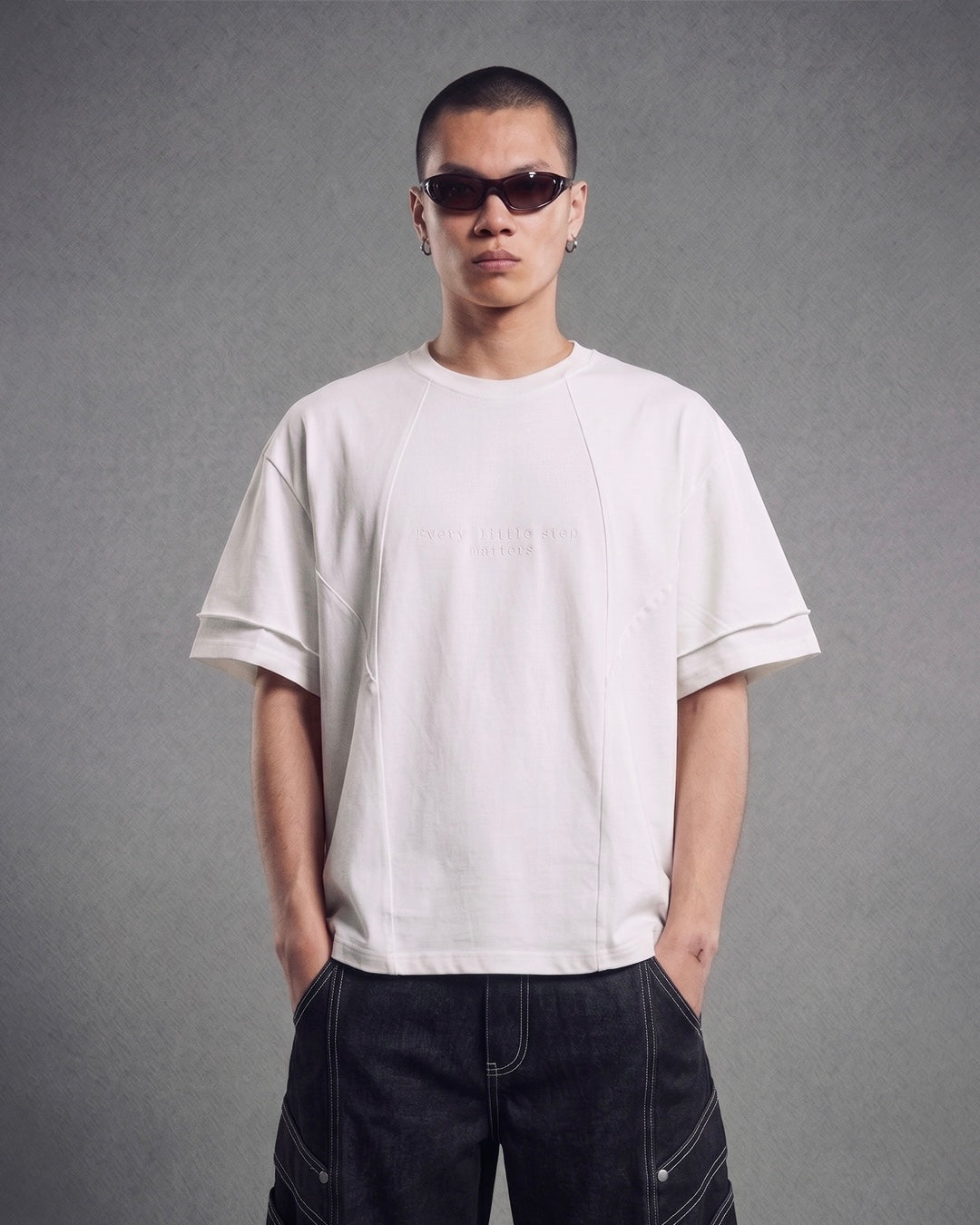 DPTS-001 Statement T-shirt(White)