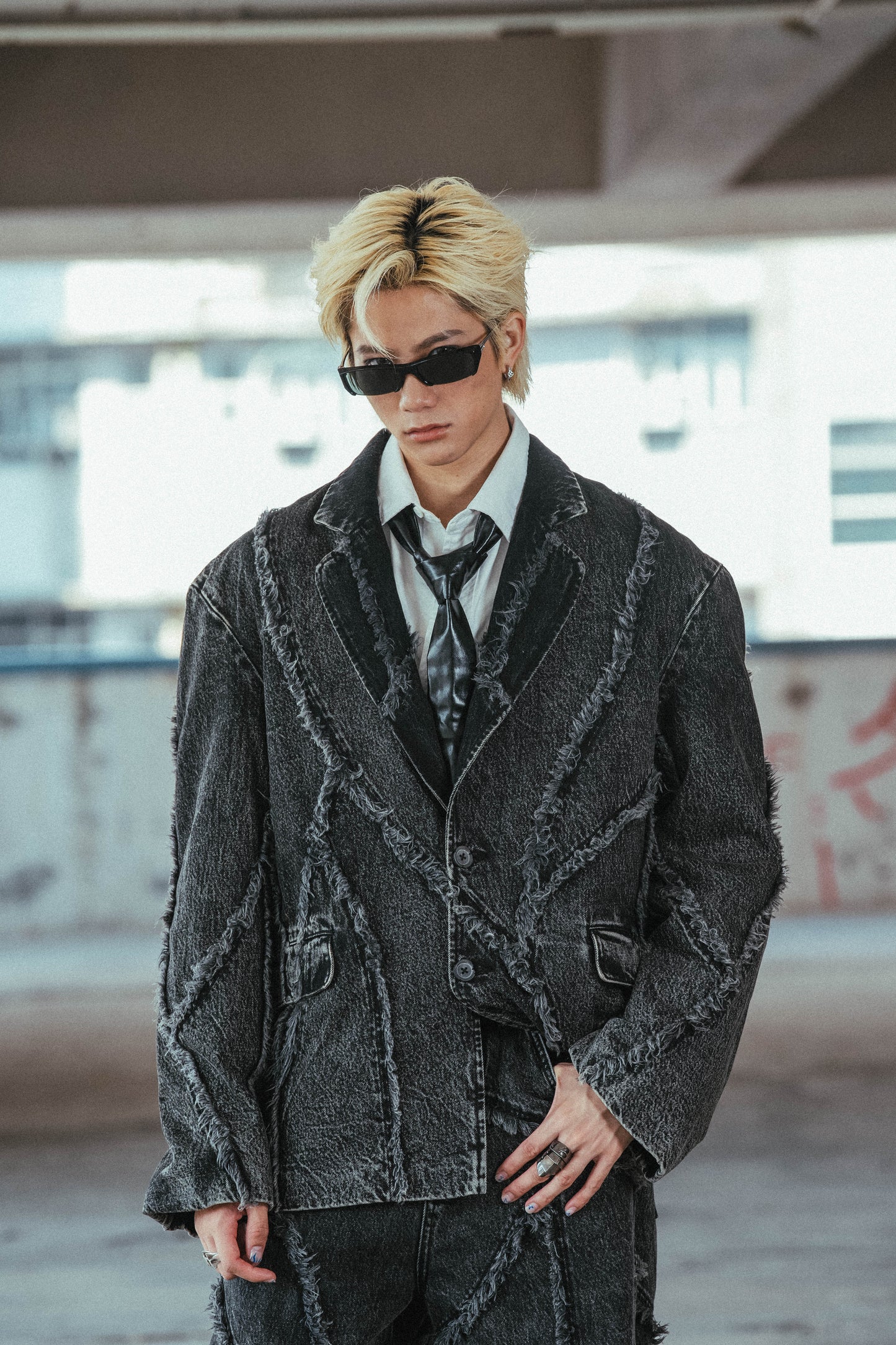thePROTOTYPE "The Scar" Denim Blazer