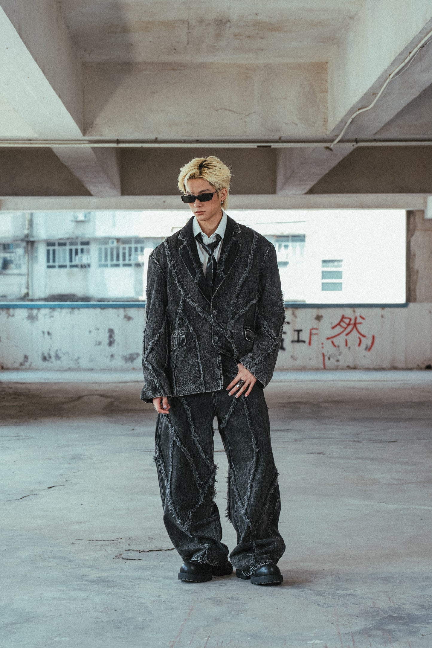 thePROTOTYPE "The Scar" Denim Blazer