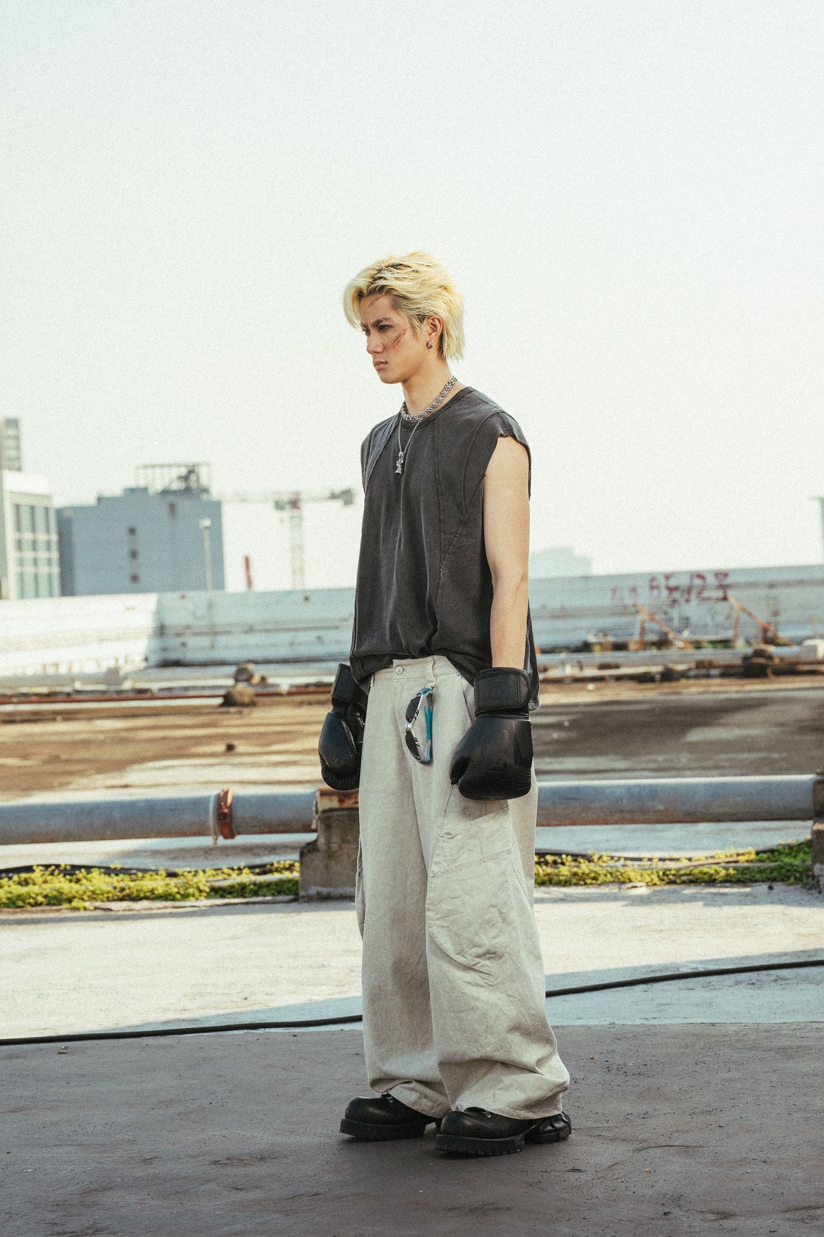 DPT-002 "Shell" Engineered Pants (Off-white)