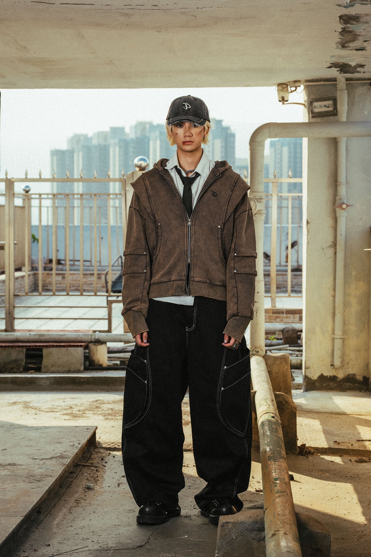 DPH-002 Armour Hood Jacket (Dune brown)