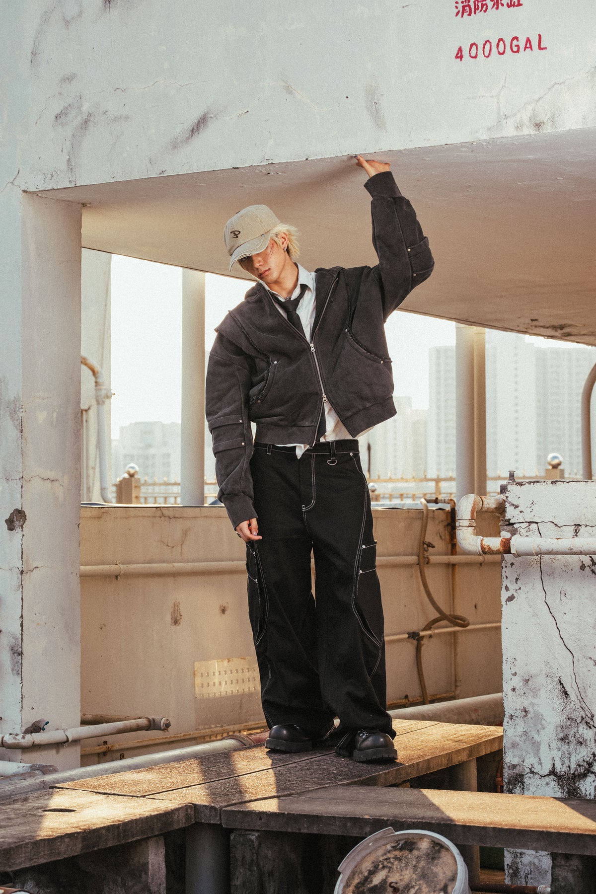 DPH-002 Armour Hood Jacket (Moon Dark)