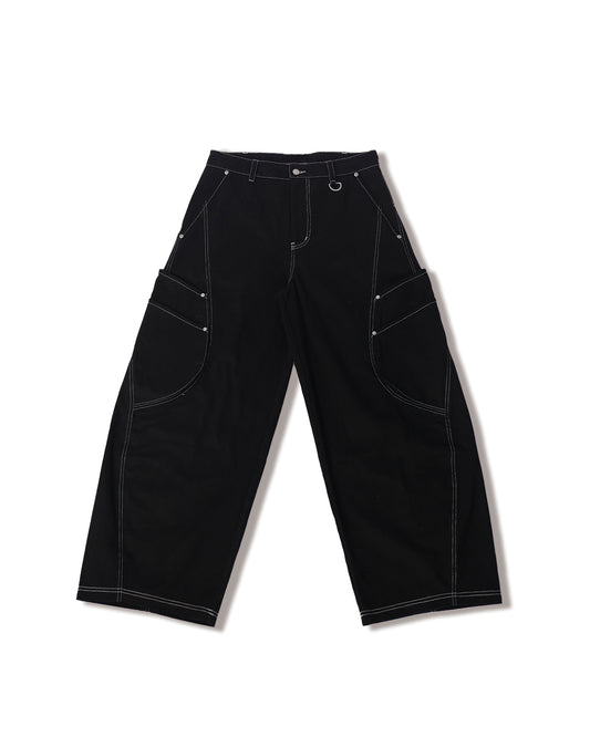 DPT-002 "Shell" Engineered pants (Black)