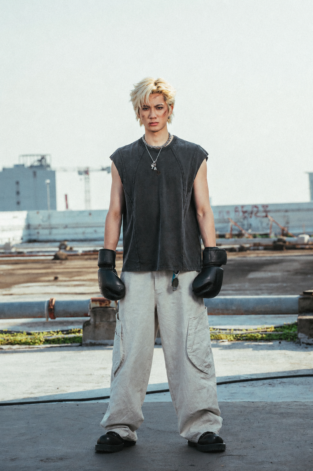 DPT-002 "Shell" Engineered Pants (Off-white)