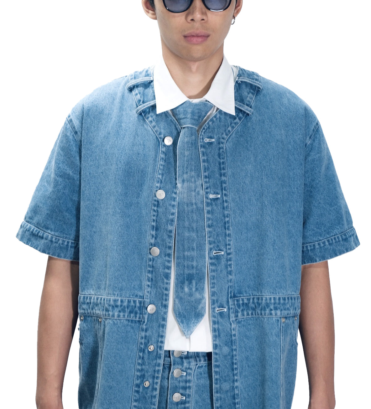 D-Proto Denim tie